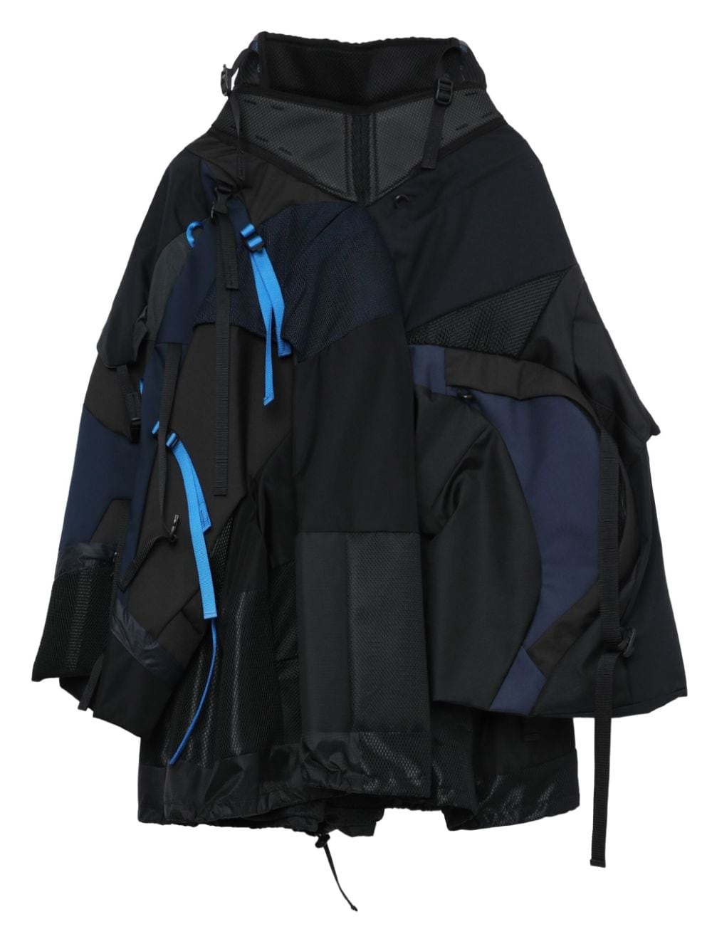 panelled utility cape - 6
