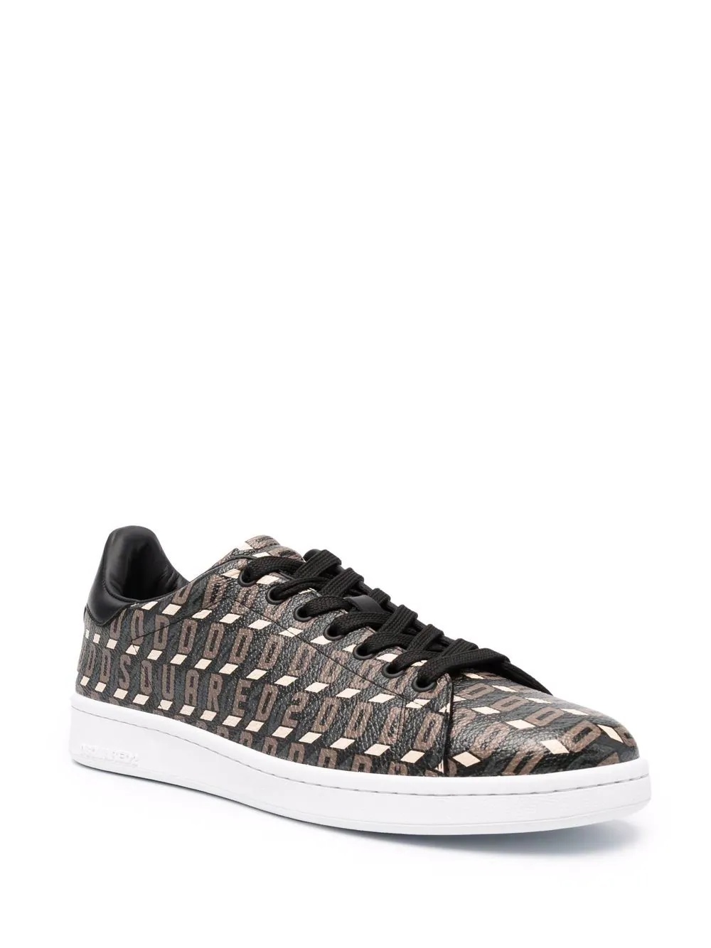 monogram-patterned sneakers - 2