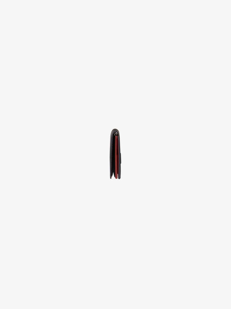 Givenchy Double G card holder in leather outlook