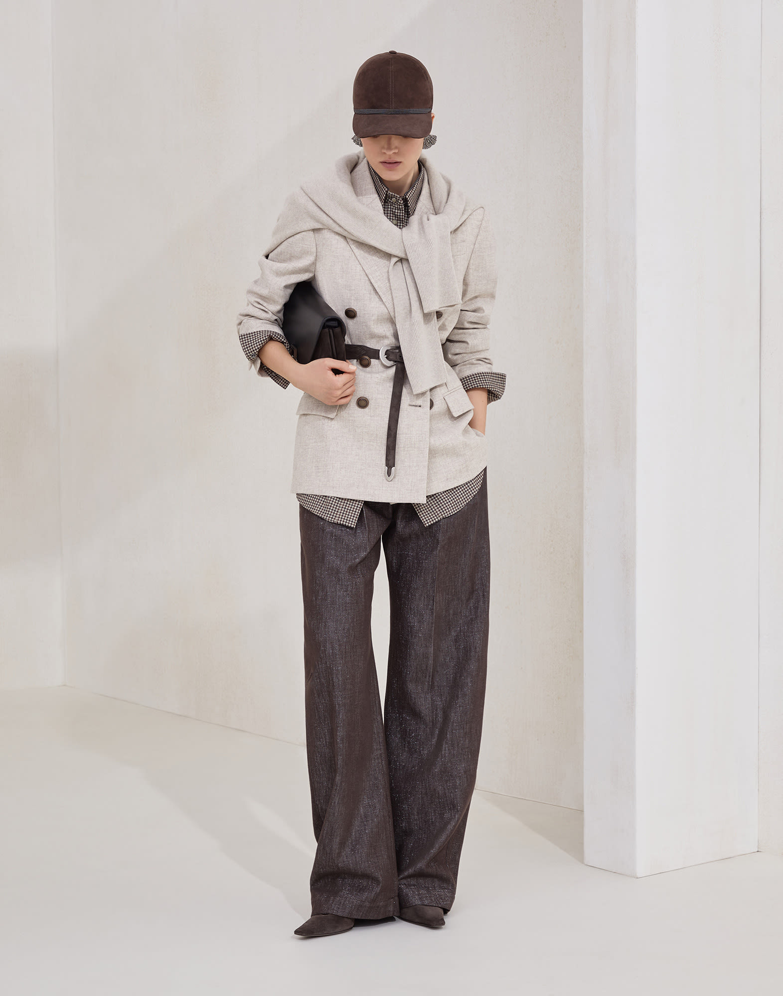 Cashmere sweater with shiny detail - 5