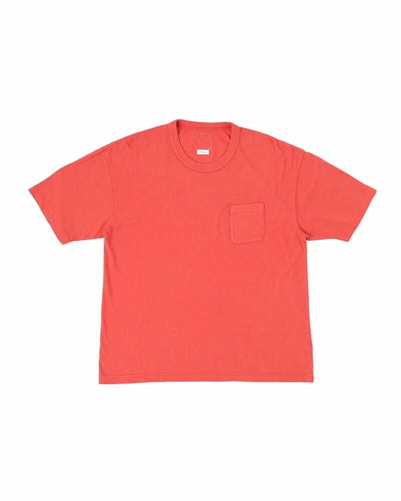 AMPLUS TEE S/S DMGD (U.D.) RED - 1