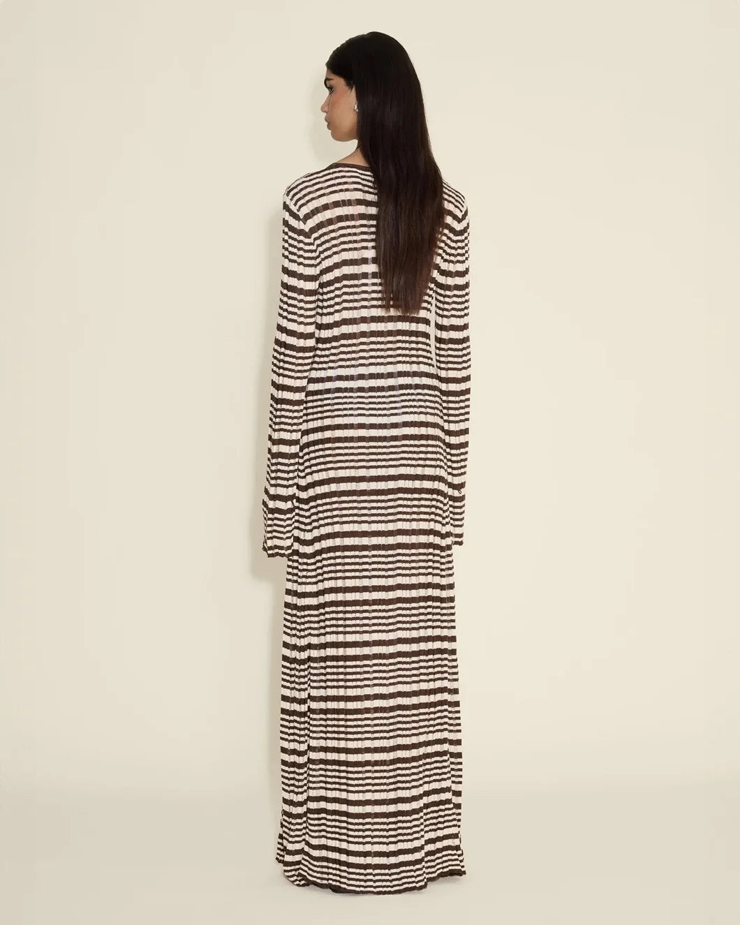 RIB STRIPE DRESS - 4