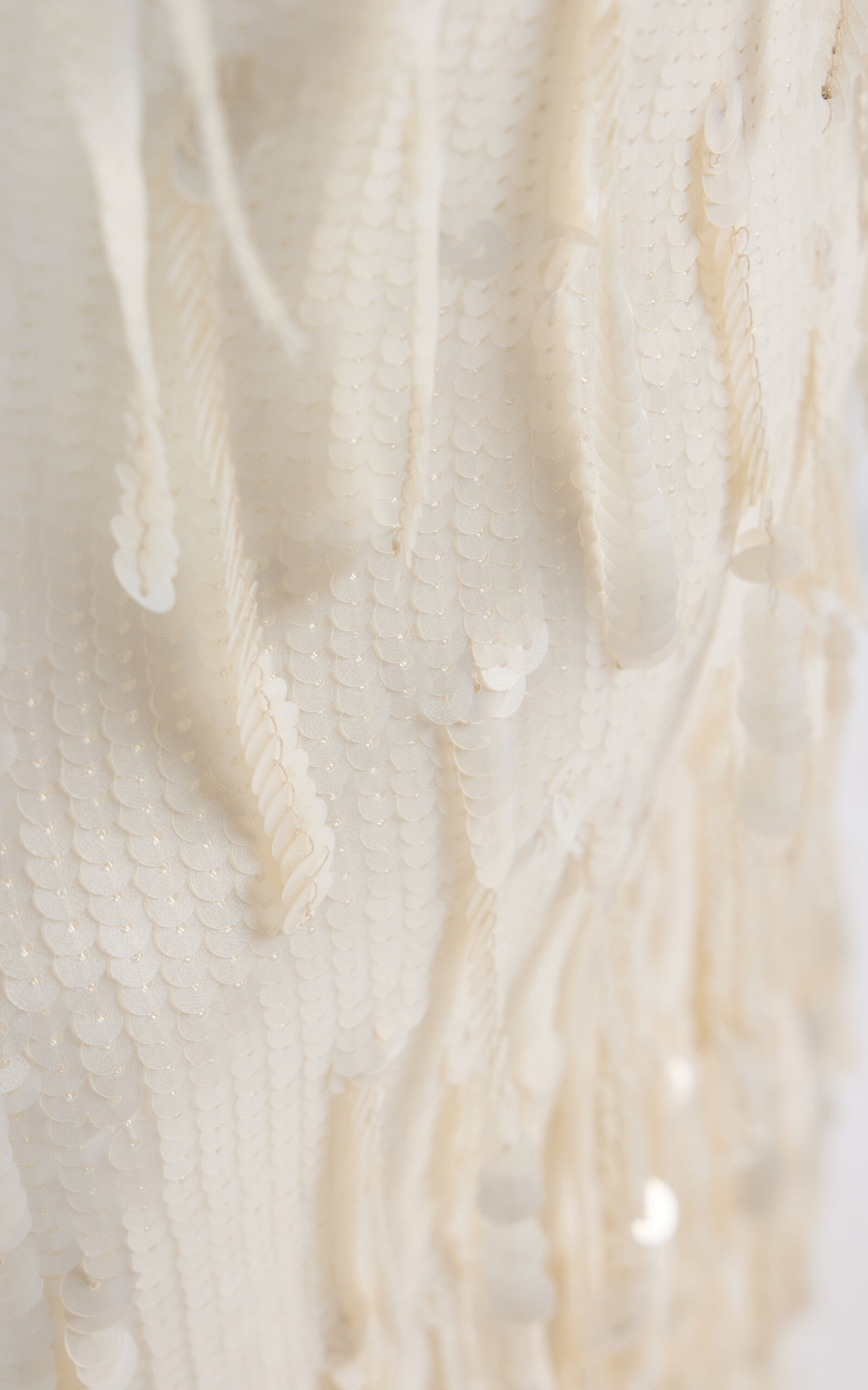 Le Sable Sequined Mini Dress ivory - 5