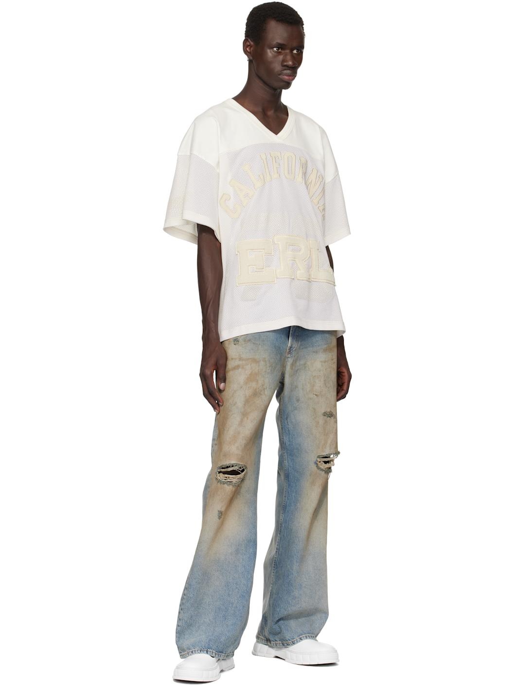 White 2001 Apple Mary Jane Loafers - 5