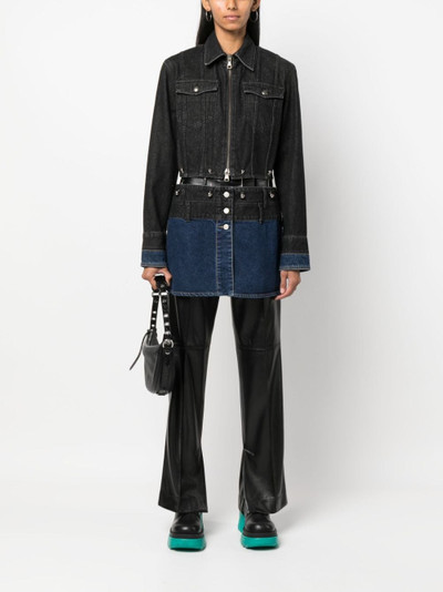 Andersson Bell cut-out denim jacket outlook