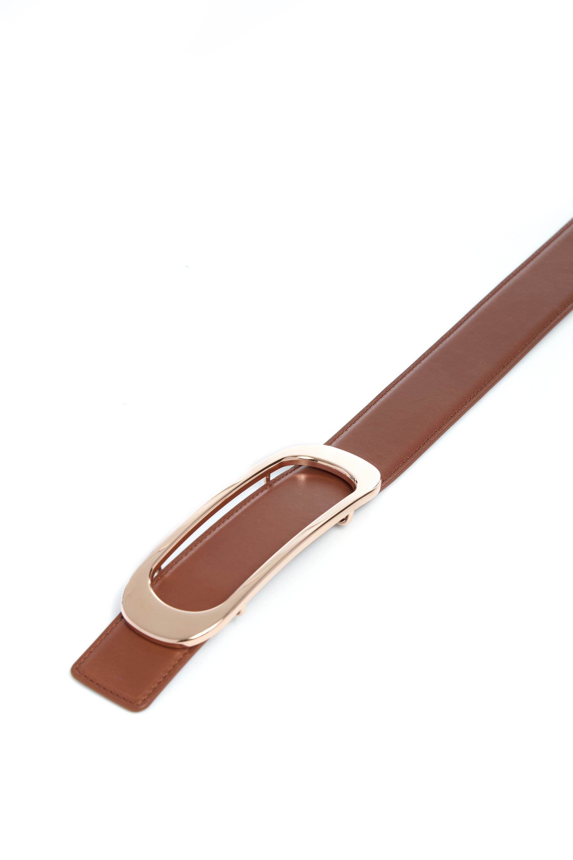 Medium Timon Reversible Belt in Cognac & Black Leather - 3