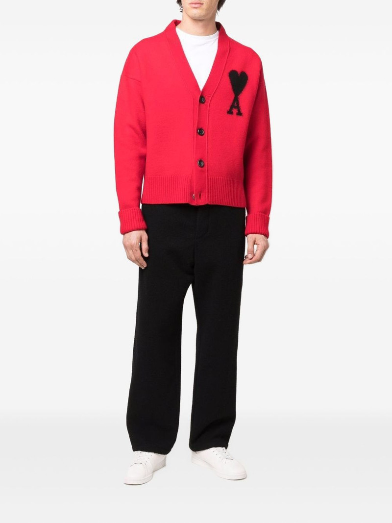 AMI Paris high-waisted trousers outlook