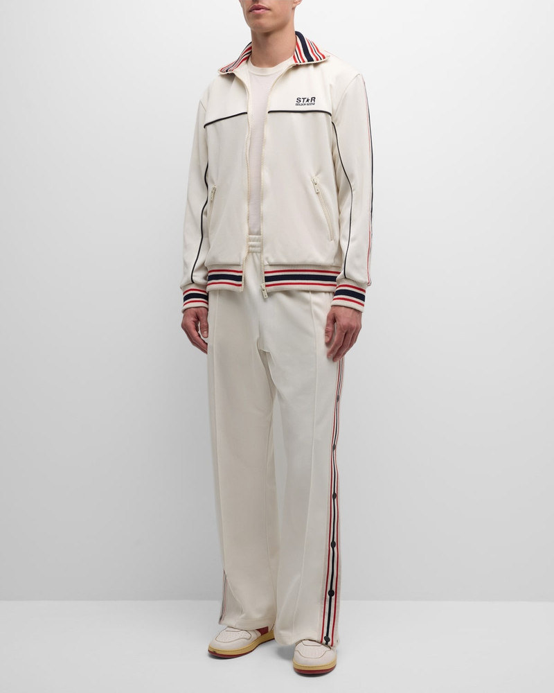 Golden Goose Men's Zipped Patchwork Track Jacket outlook