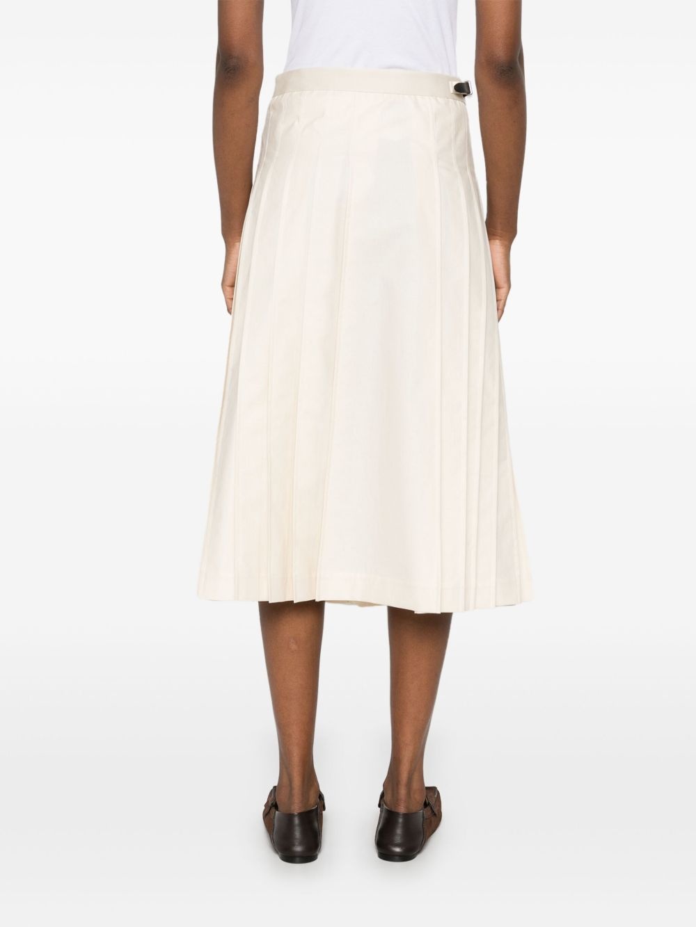 pleated midi skirt - 4