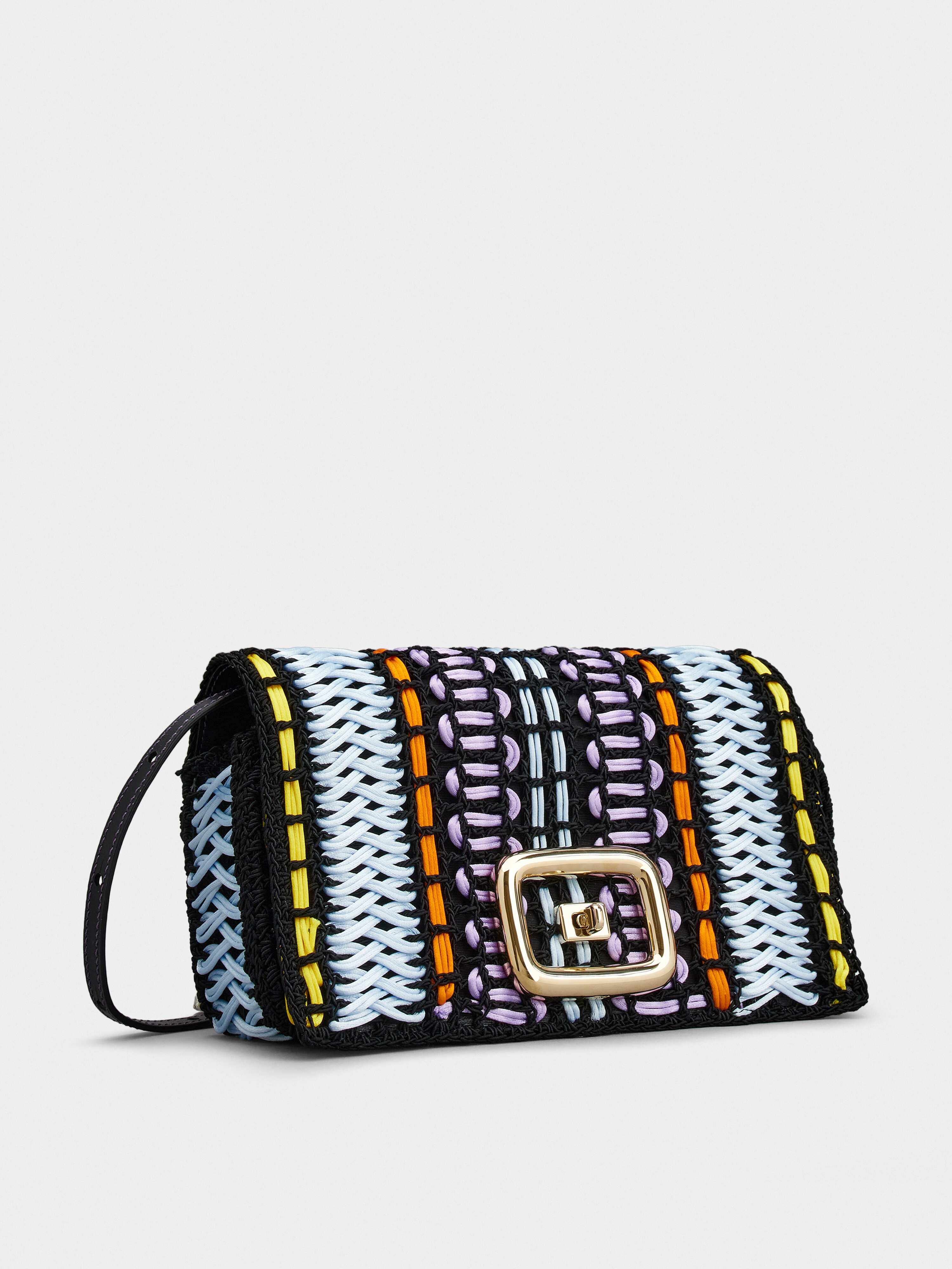 Viv' Choc Colored Twist Bag in Fabric - 3