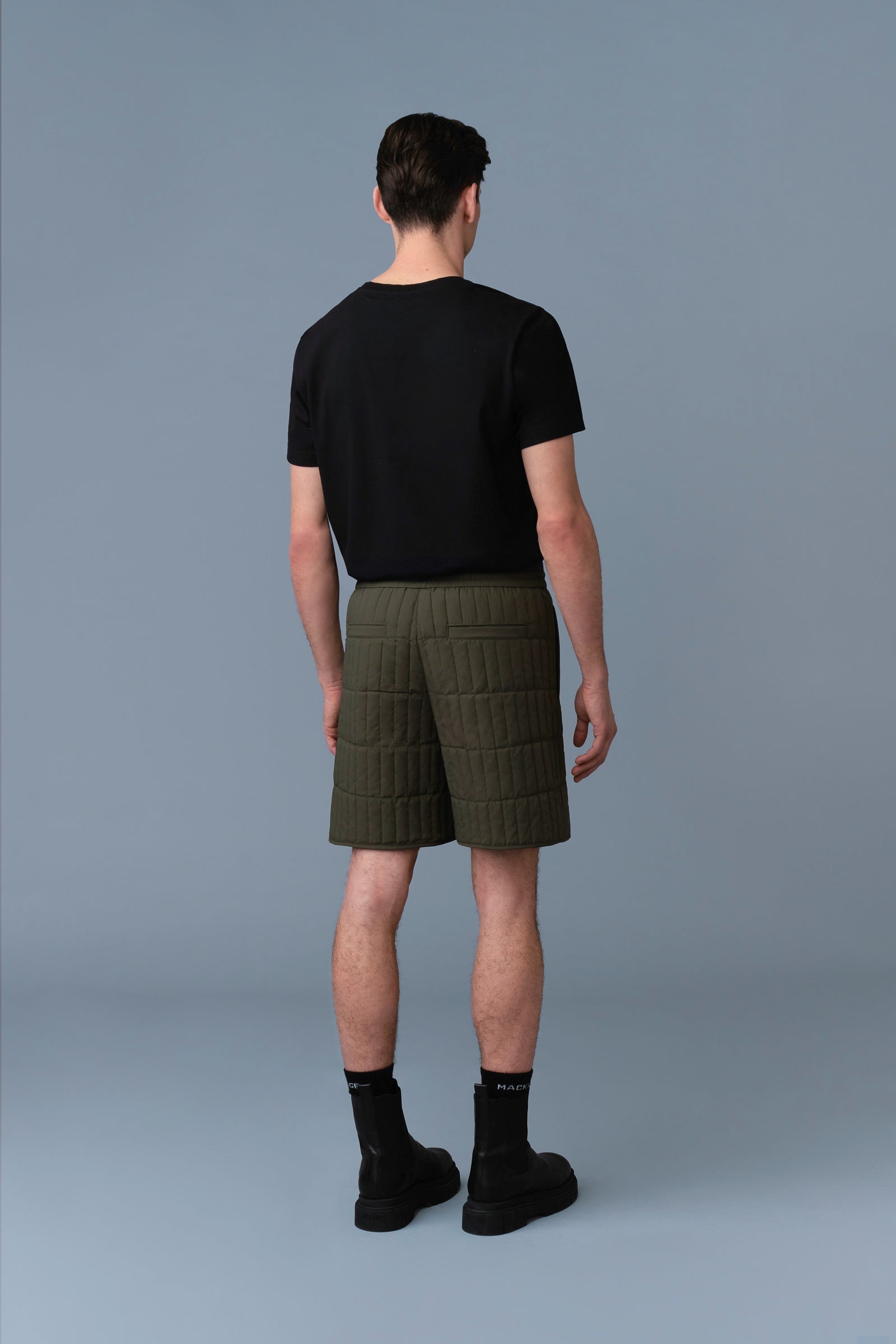 SEBASTIAN Vertical Quilted Shorts - 4