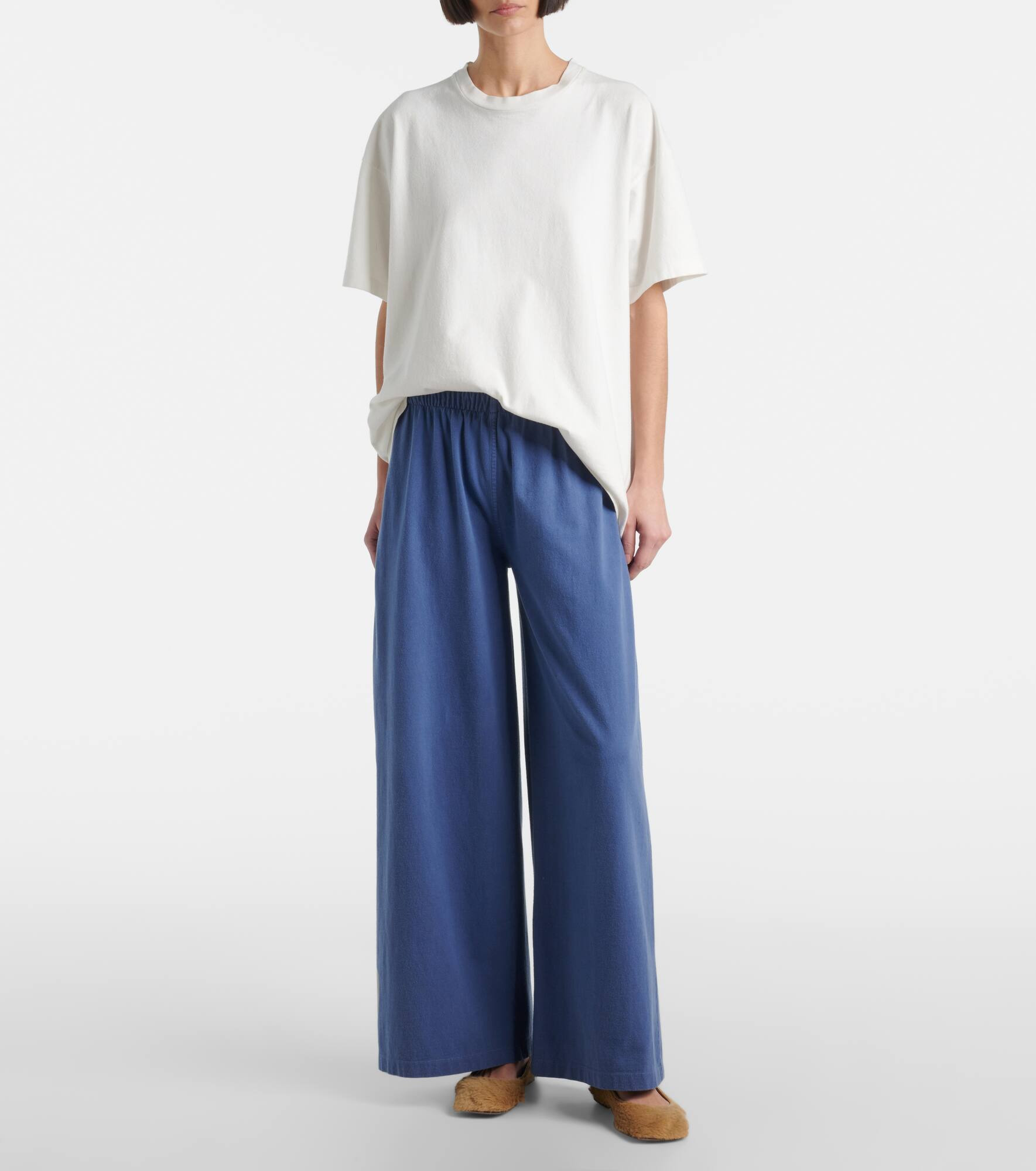 Ukira mid-rise cotton wide-leg pants - 2