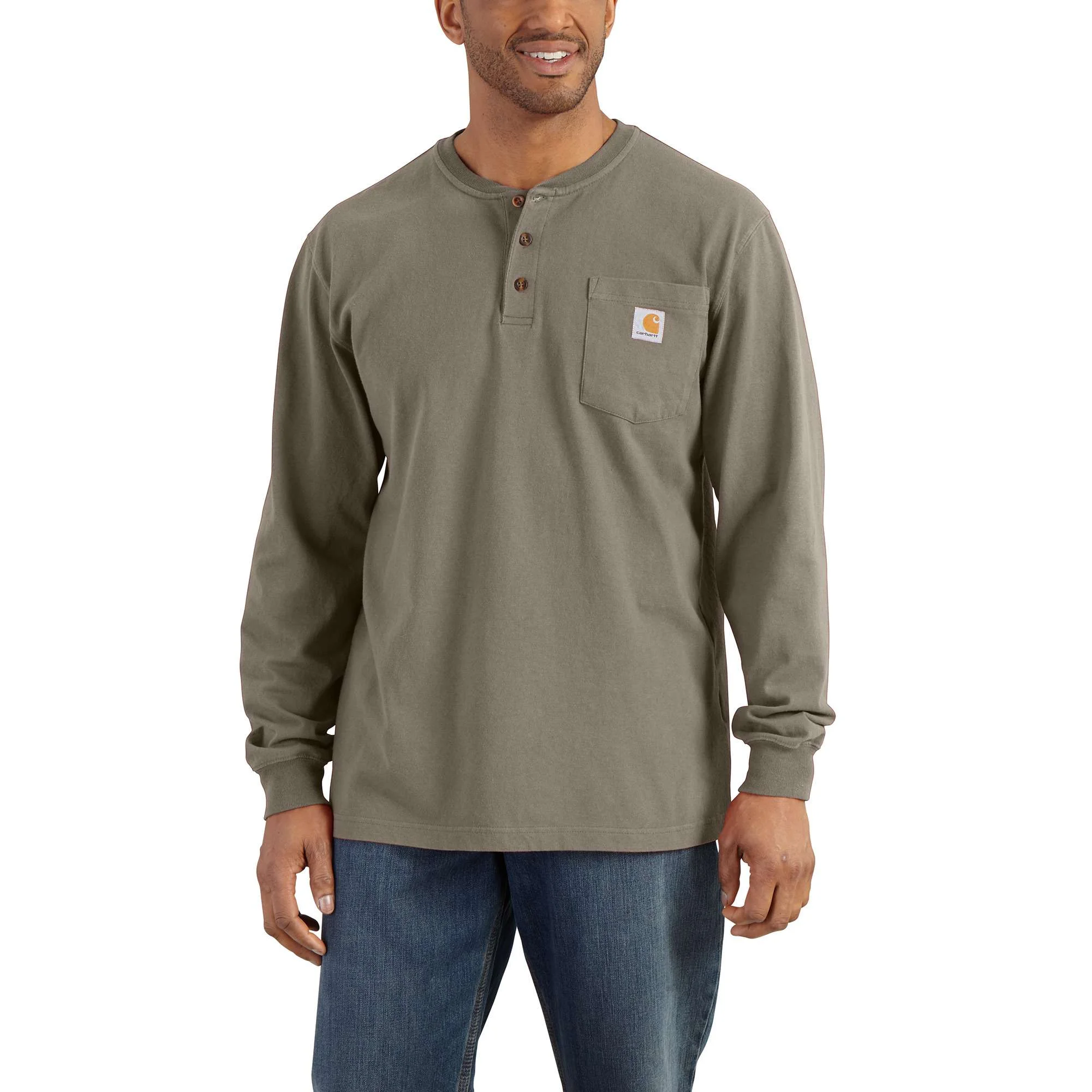 Dearborn Loose LS Henley T-Shirt - 1