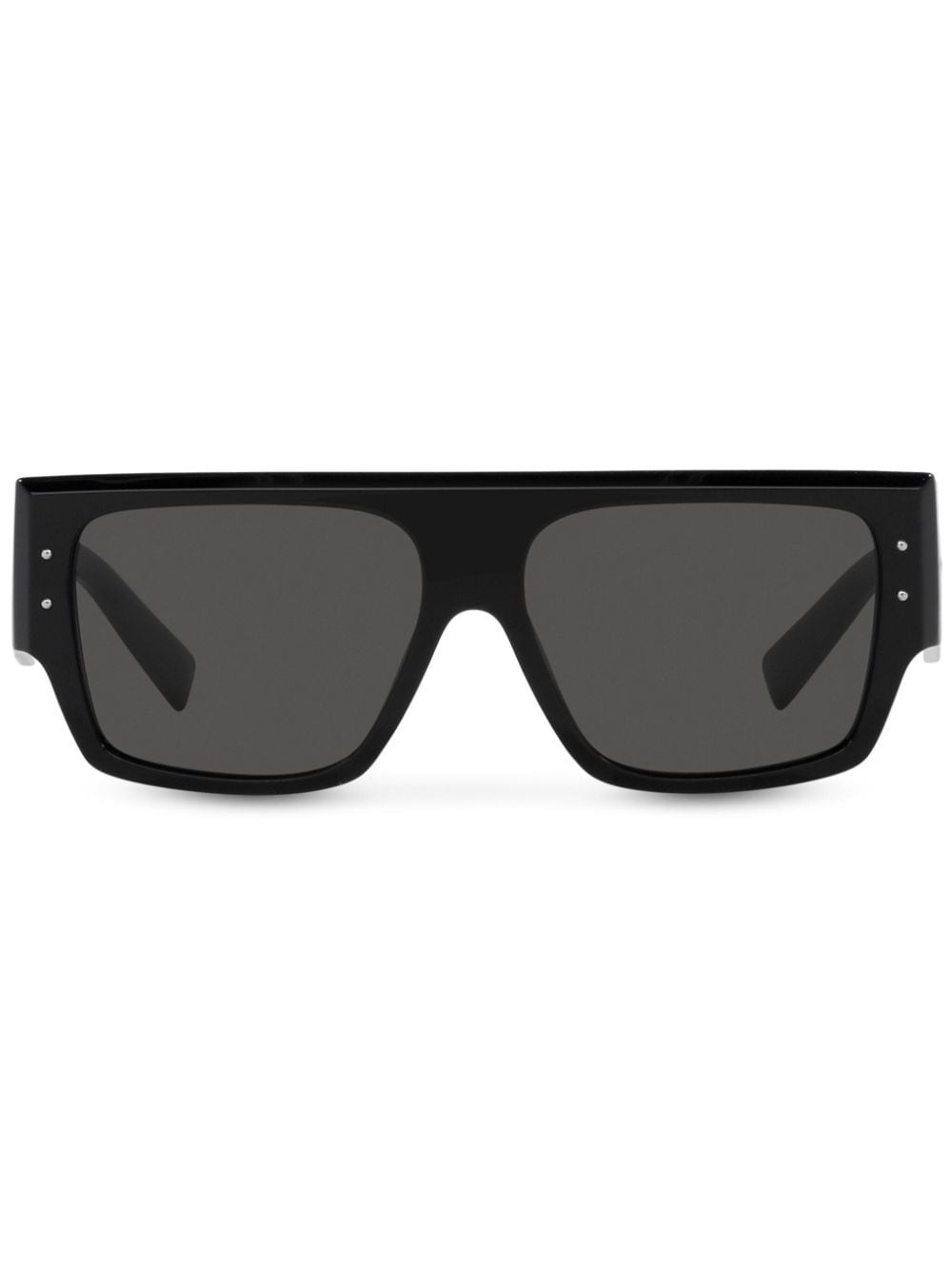 tinted-lens rectangle-frame sunglasses - 1