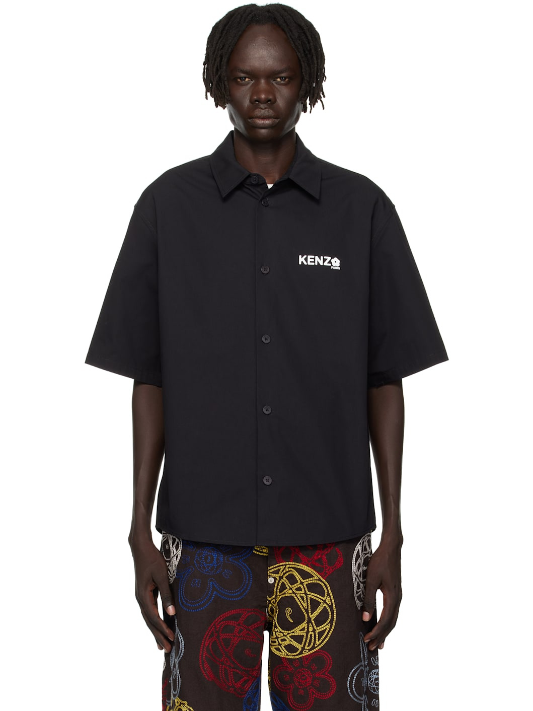 Black Kenzo Paris 'Boke Flower 2.0' Shirt - 1