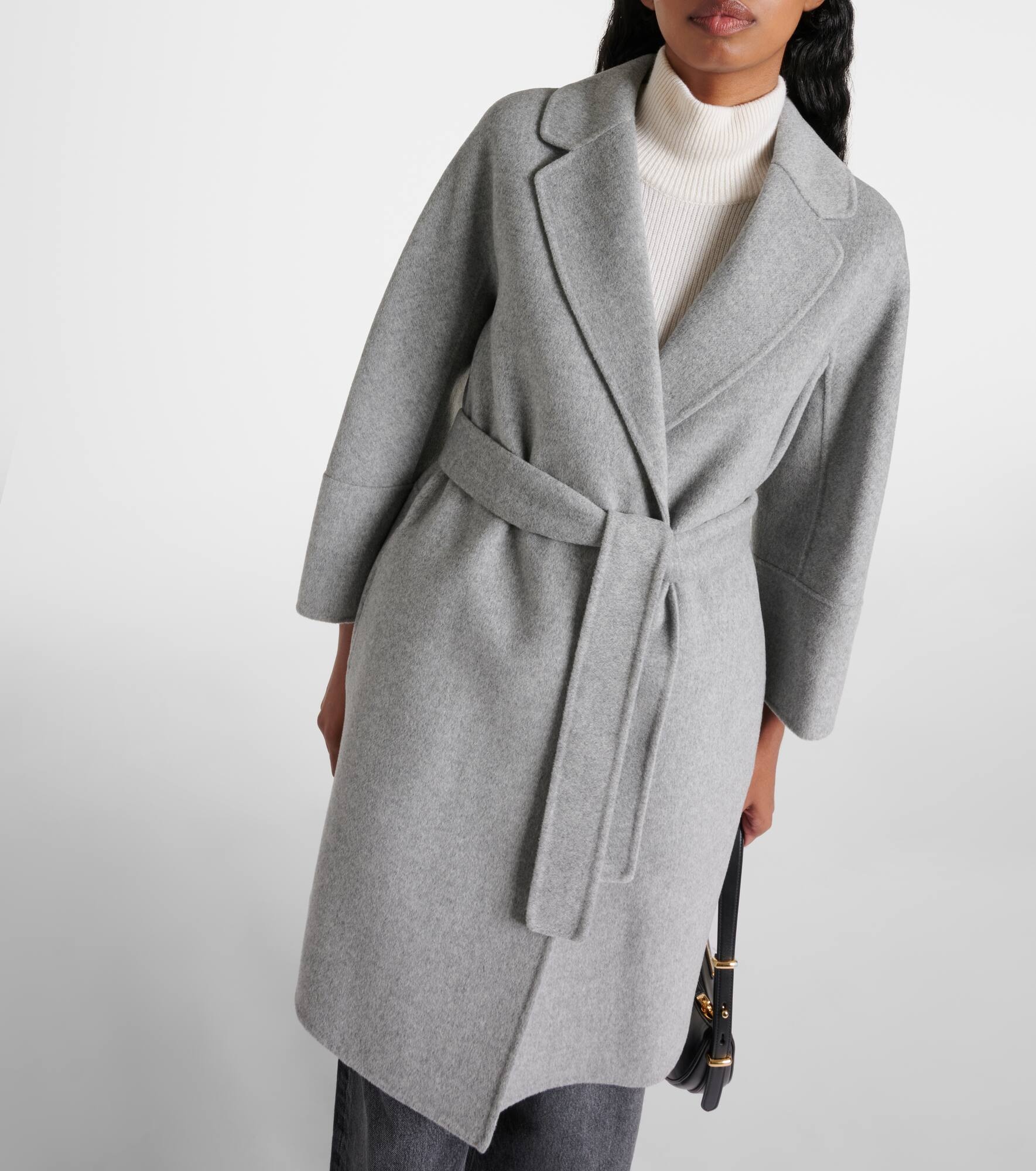 Wool wrap coat - 5