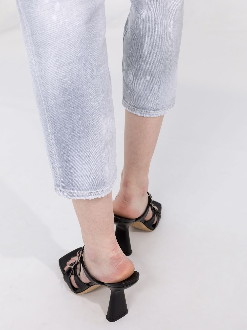 high rise cropped jeans - 3