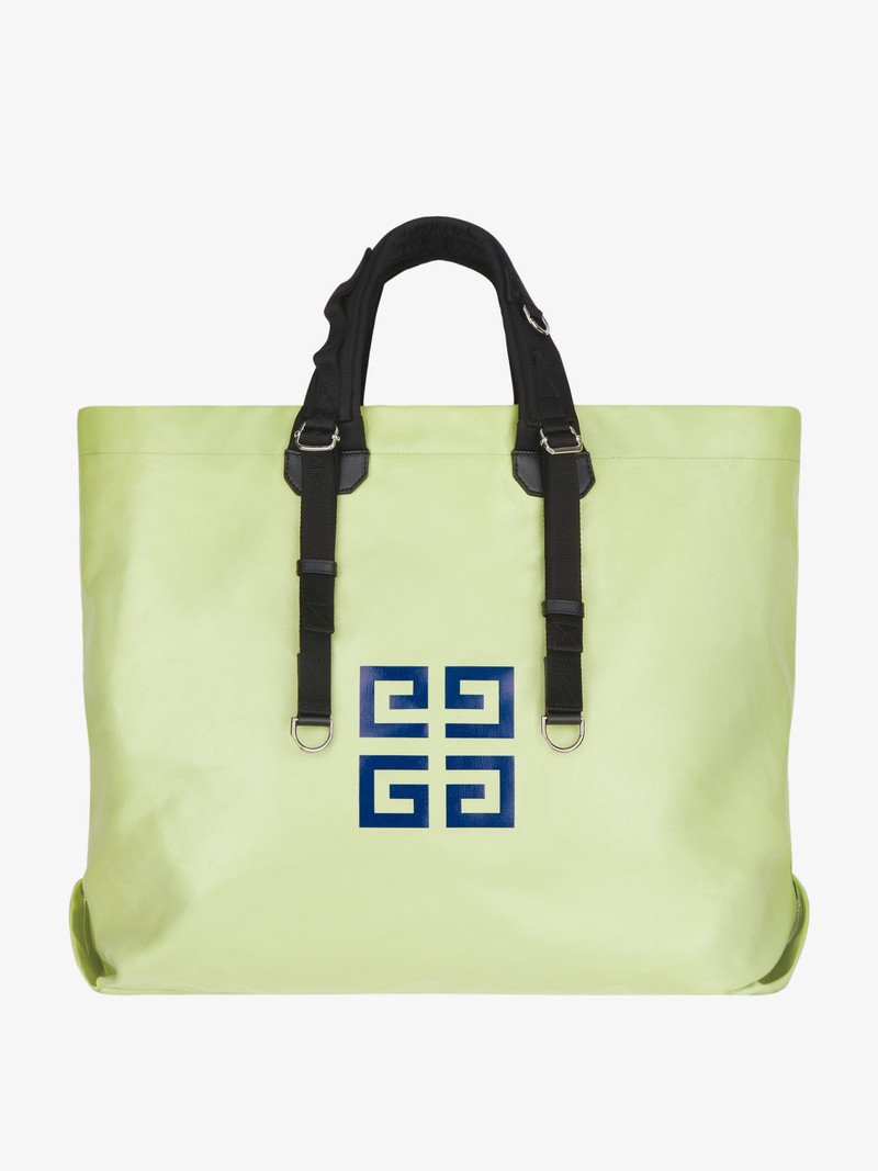 G-SHOPPER XL BAG IN PRINTED COASTED CANVAS WITH SPORTY HANDLES 4