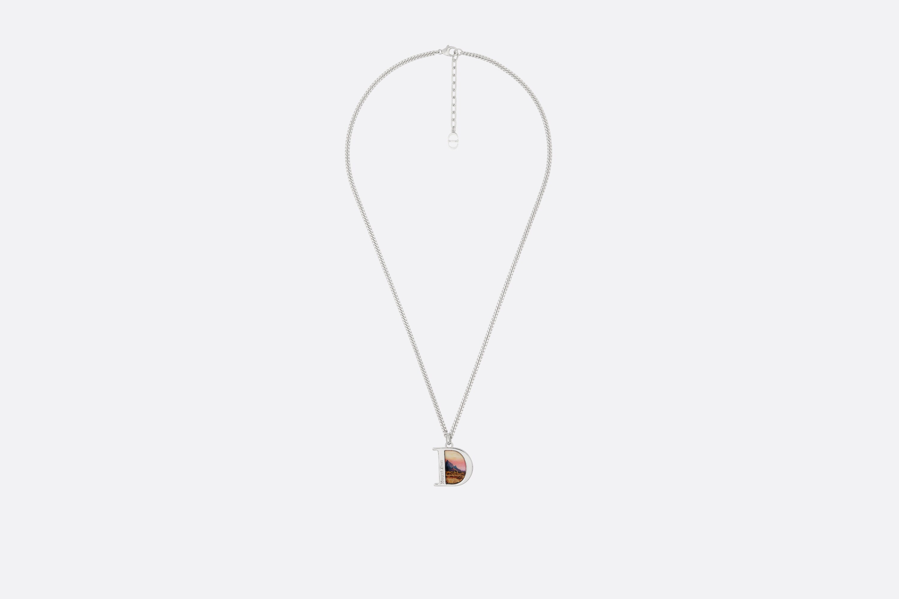 'D' Pendant Necklace - 1