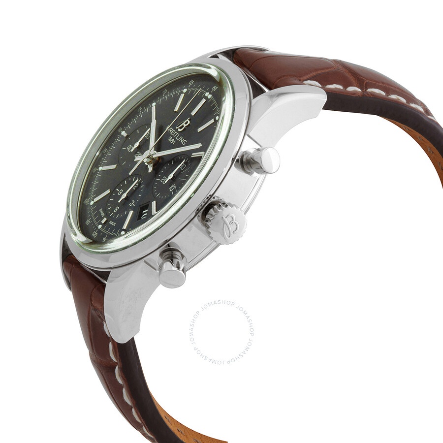 Breitling Transocean Chronograph Automatic Chronometer Black Dial Watch AB015212/BA99.743P.A20BA.1 - 2