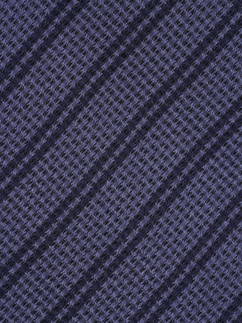 ZEGNA houndstooth striped tie outlook