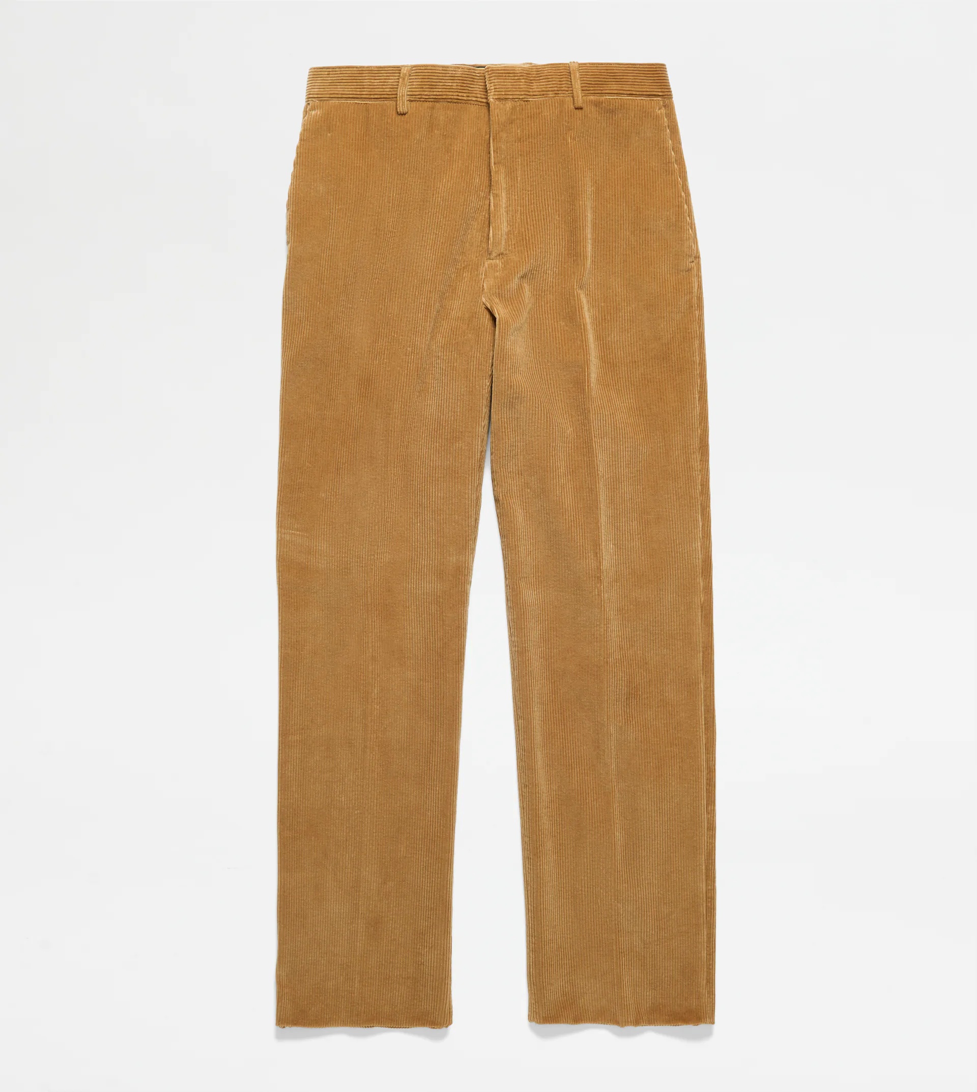 BAGGY TROUSERS IN VELVET - BEIGE - 1