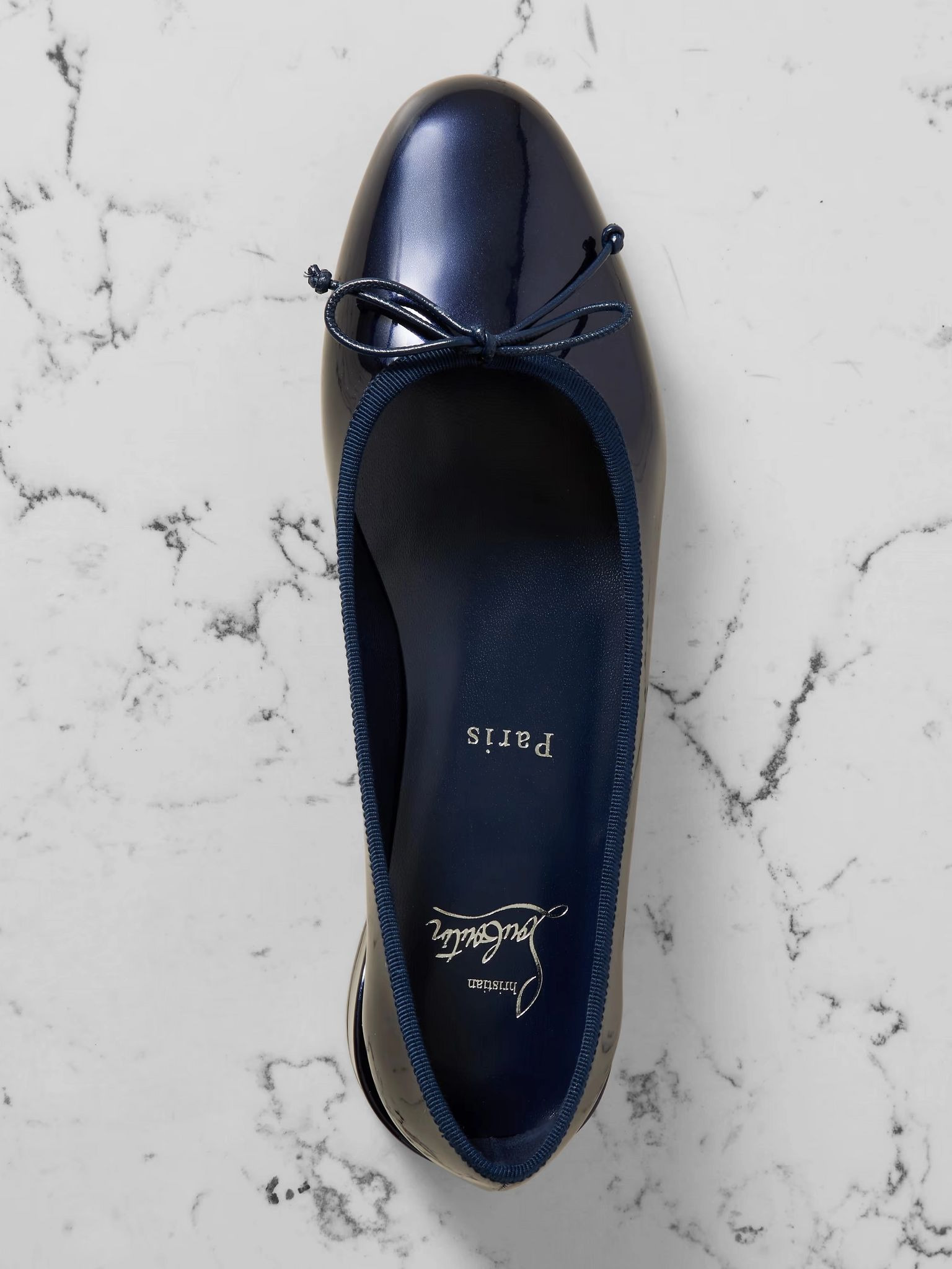Sweetie Jane patent-leather flats Navy - 5