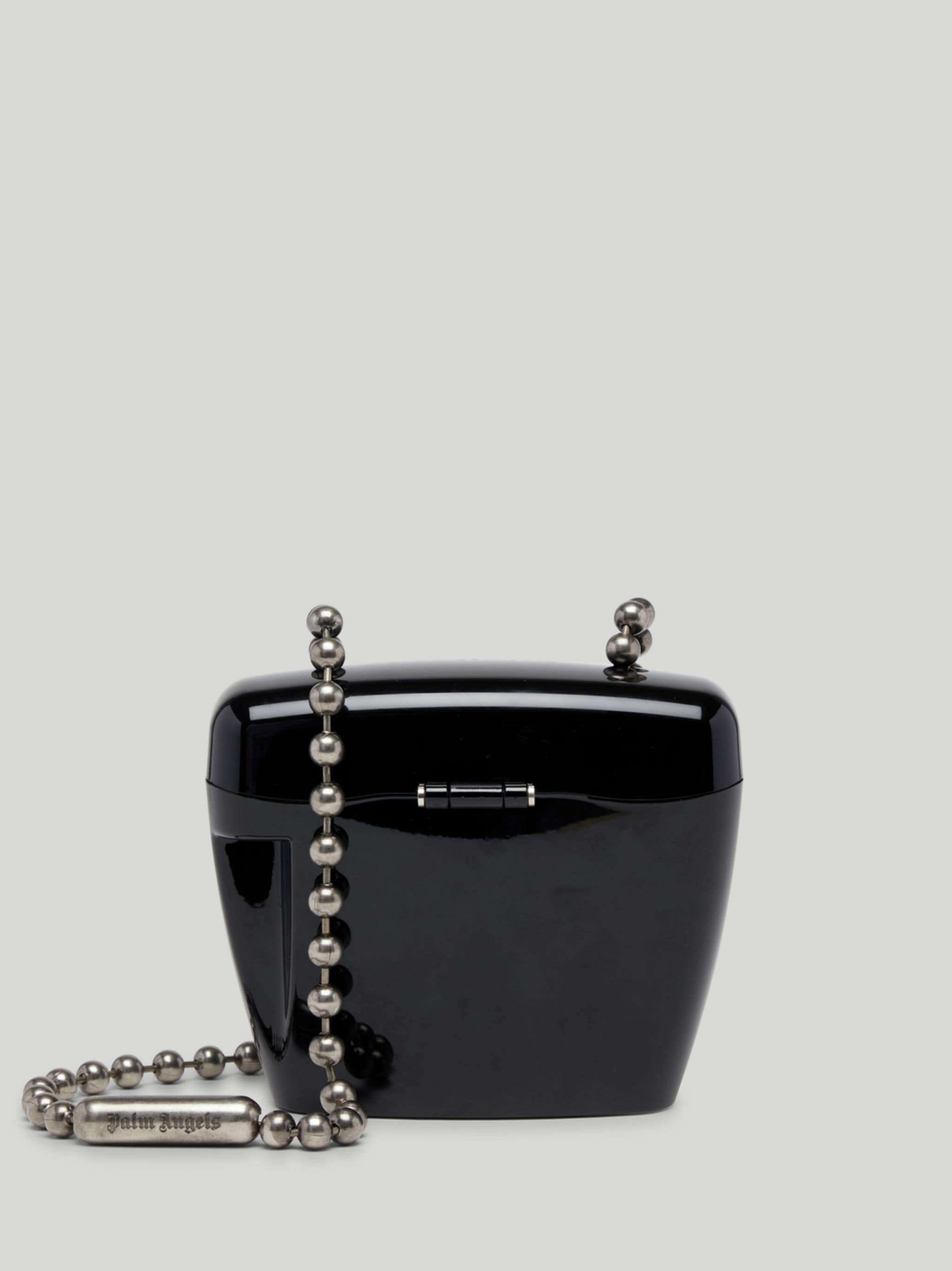 MINI BLACK PADLOCK BAG - 6