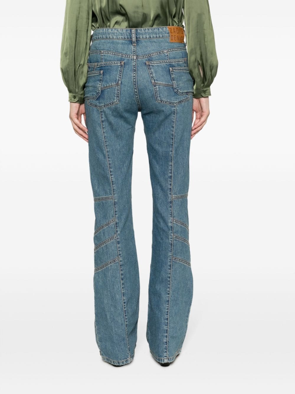 Elvira mid-rise flared jeans - 4