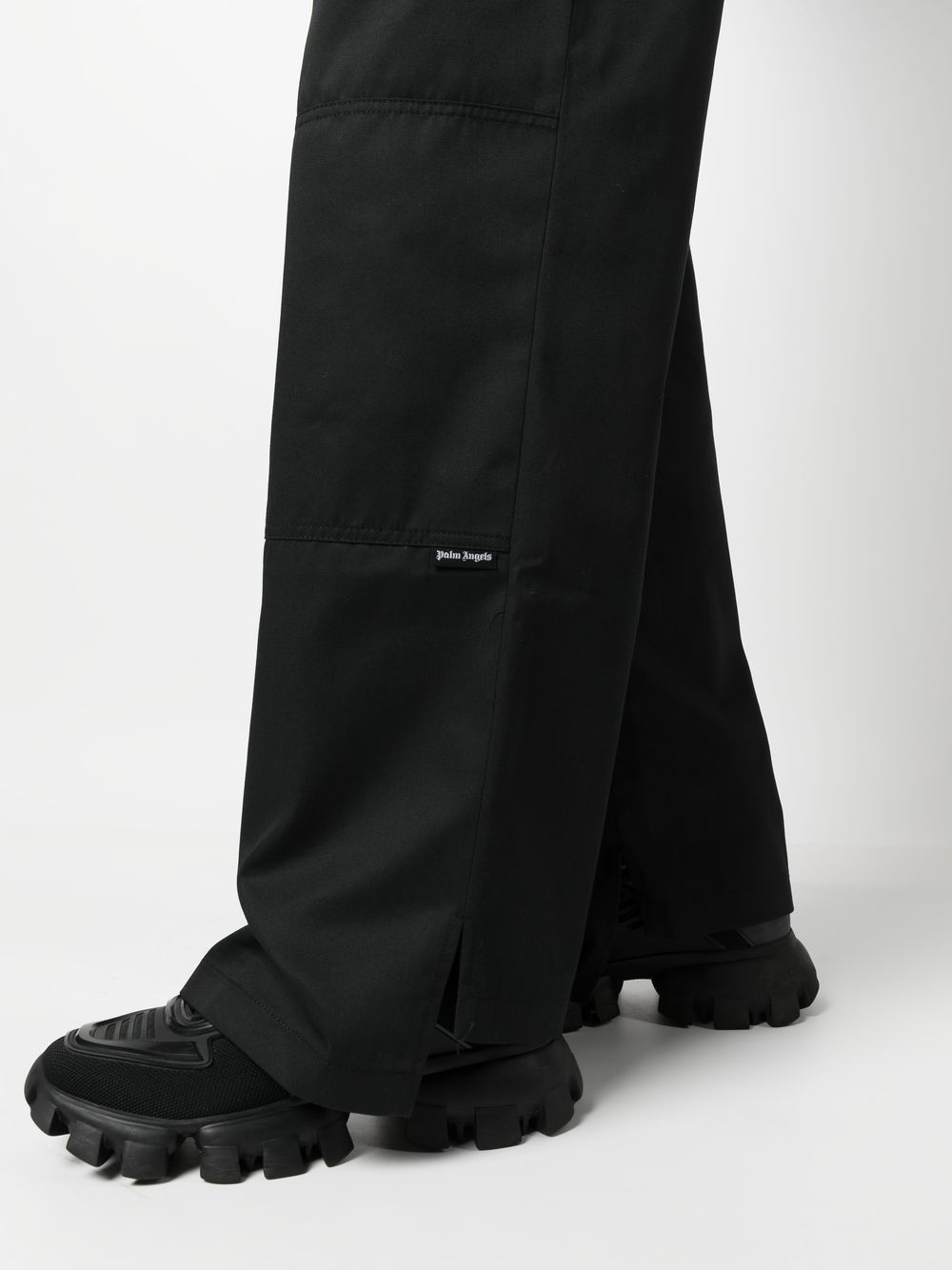 reversed waistband chino trousers - 5
