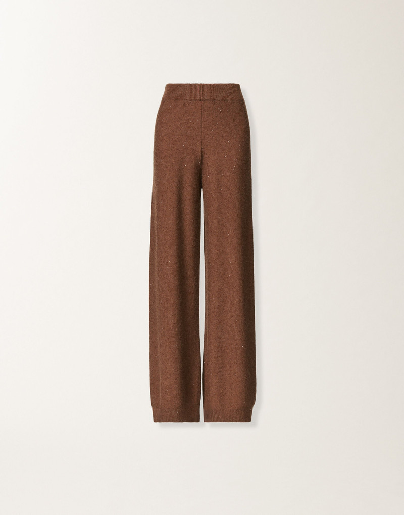 Wool and silk trousers with sequins 1