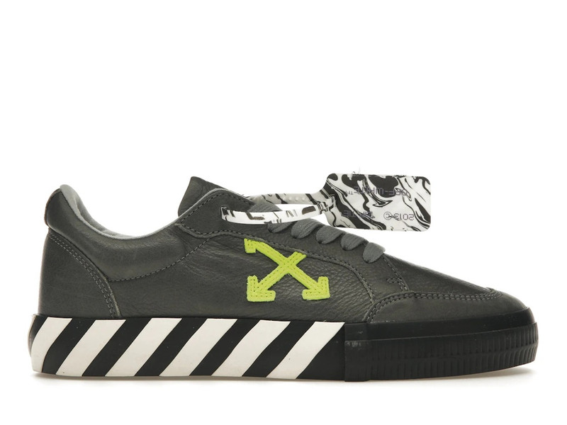 Off-White Low Vulc Grey Green Fluo AW20 1