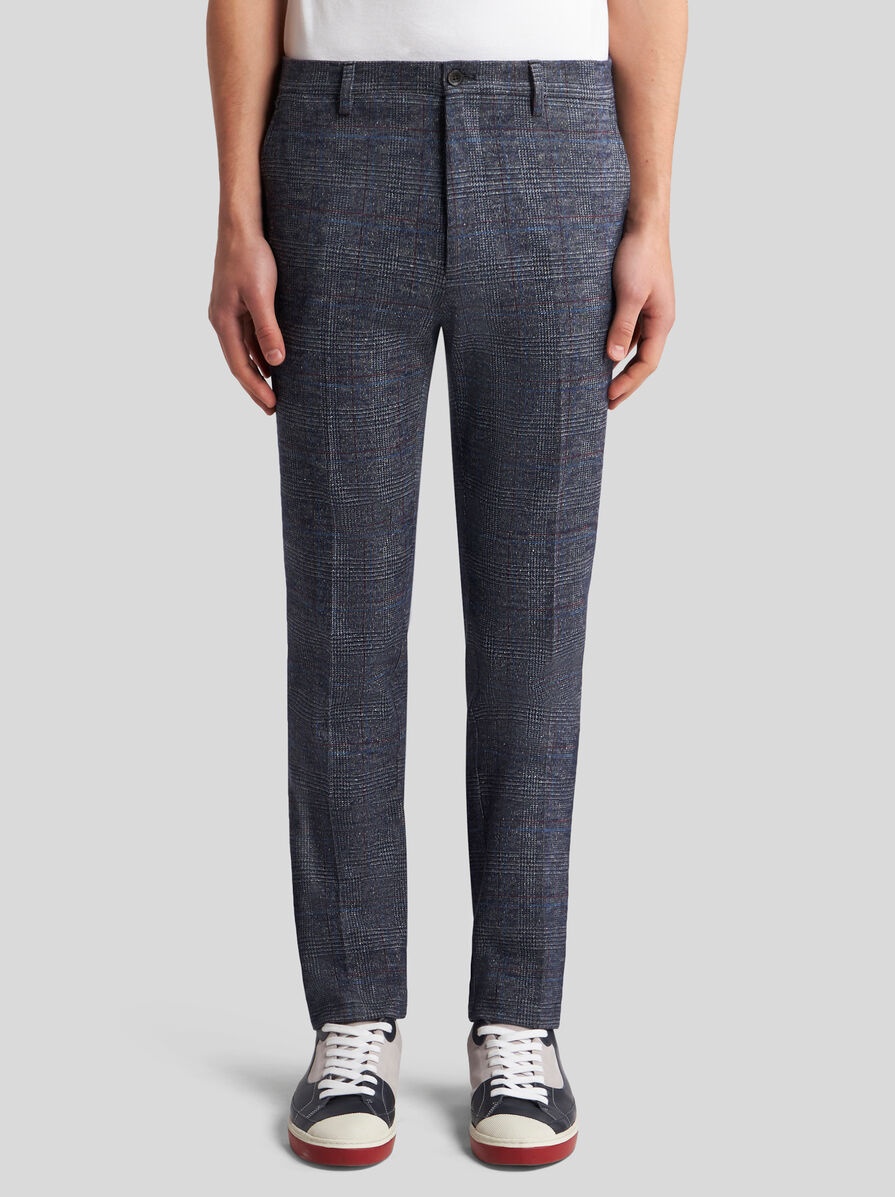 SILK AND ALPACA WOOL TROUSERS - 2