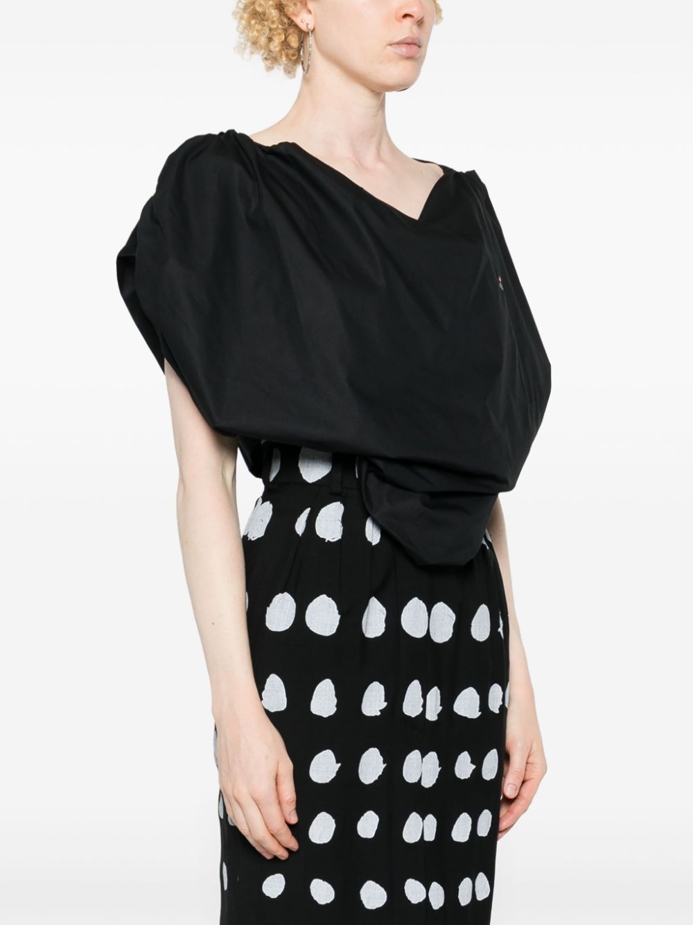 Orb-embroidered blouse - 3