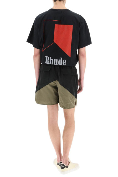 Rhude TRACK LOGO T-SHIRT outlook