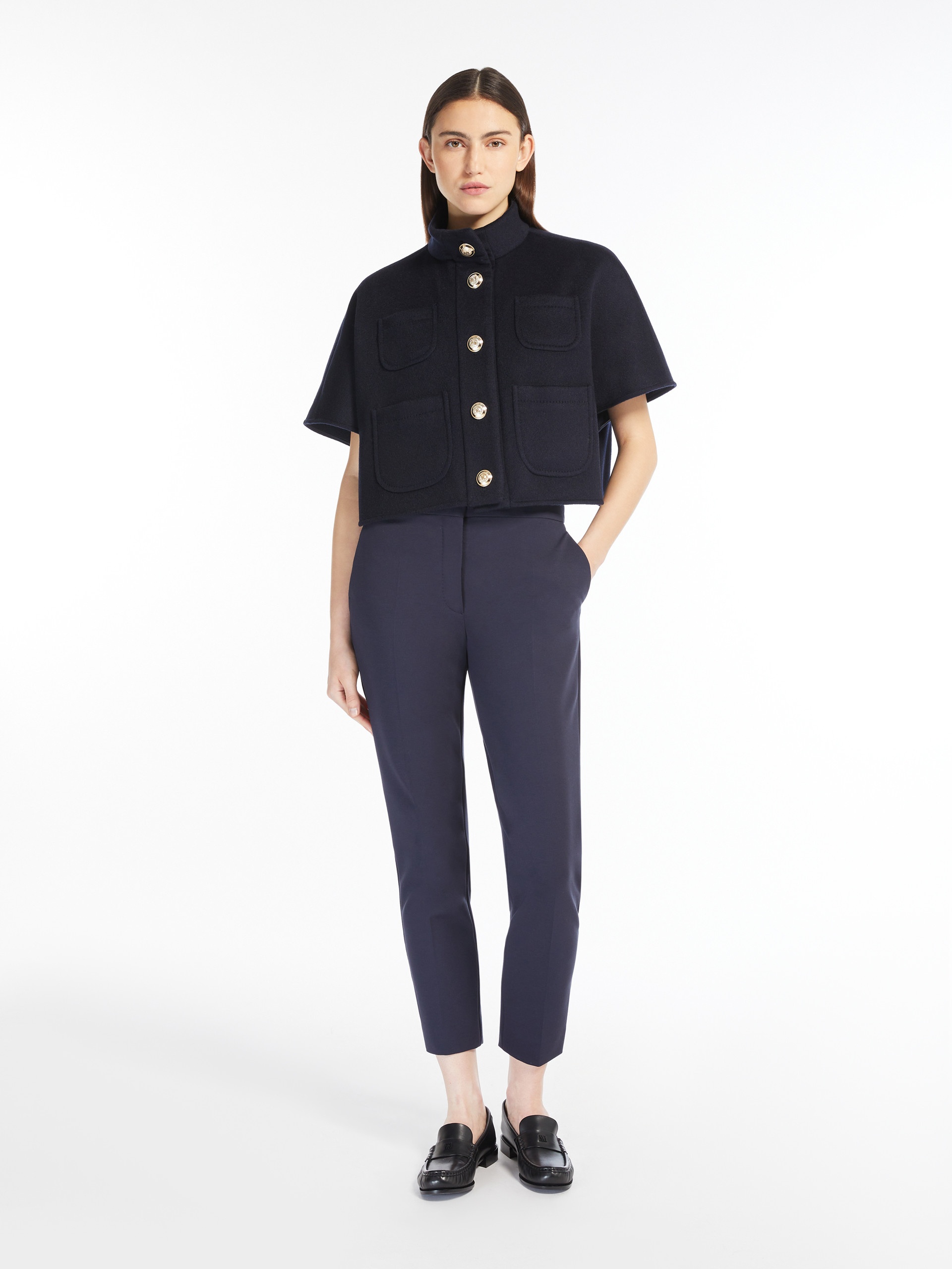 NEMI Cashmere cropped cape - 2