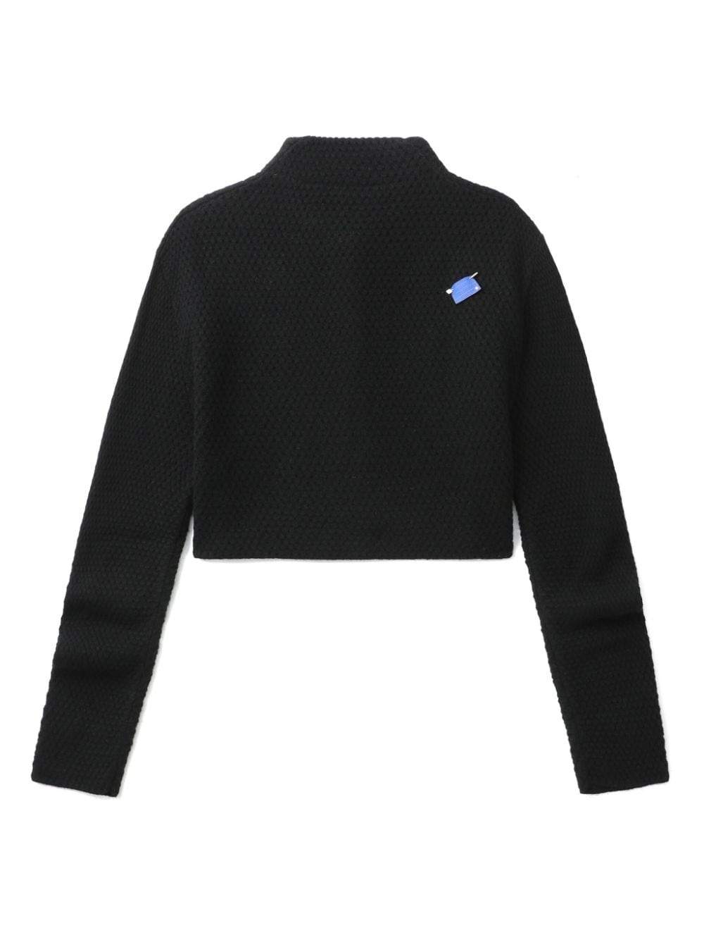 logo-appliqué cardigan - 6