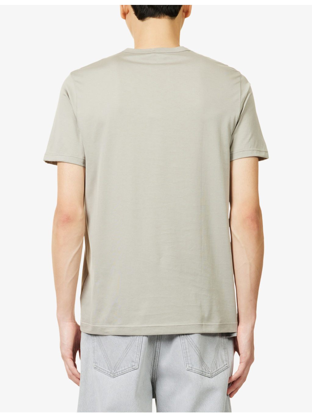 Short-Sleeve Classic Cotton-Jersey T-Shirt - 4