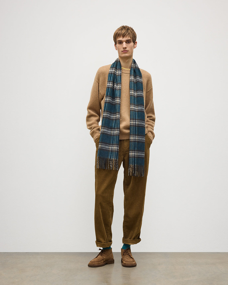 Doune Bottle Green Cashmere Scarf 4