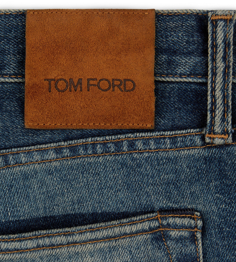 TOM FORD BLUE STRETCH SLIM FIT DENIM outlook