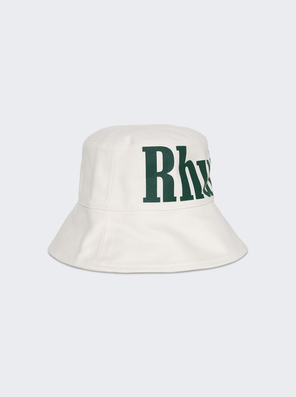 Logo Bucket Hat Off White And Green - 5