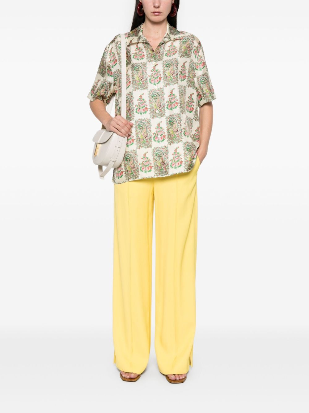floral-print shirt - 2