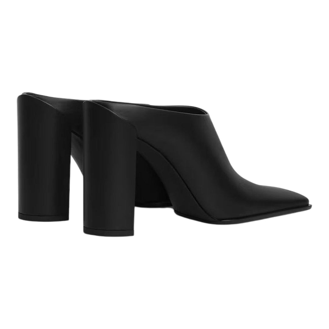 Mules 90 Shiny Calfskin - 2