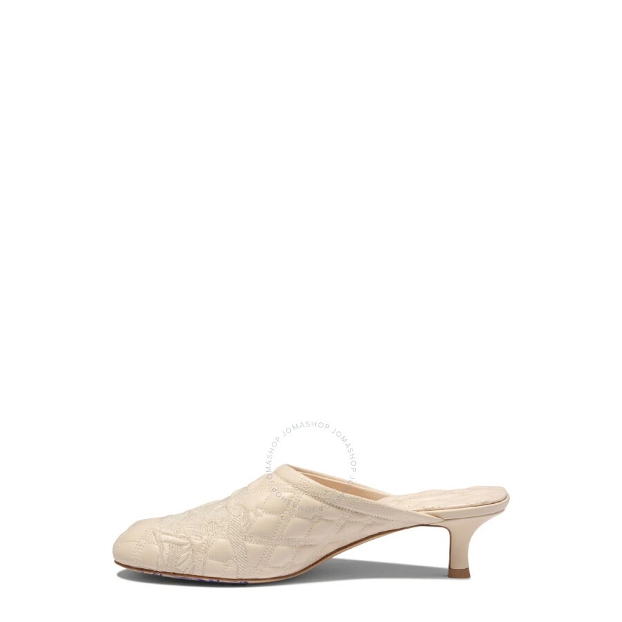 Burberry Embroidered Quilted Mules - 2