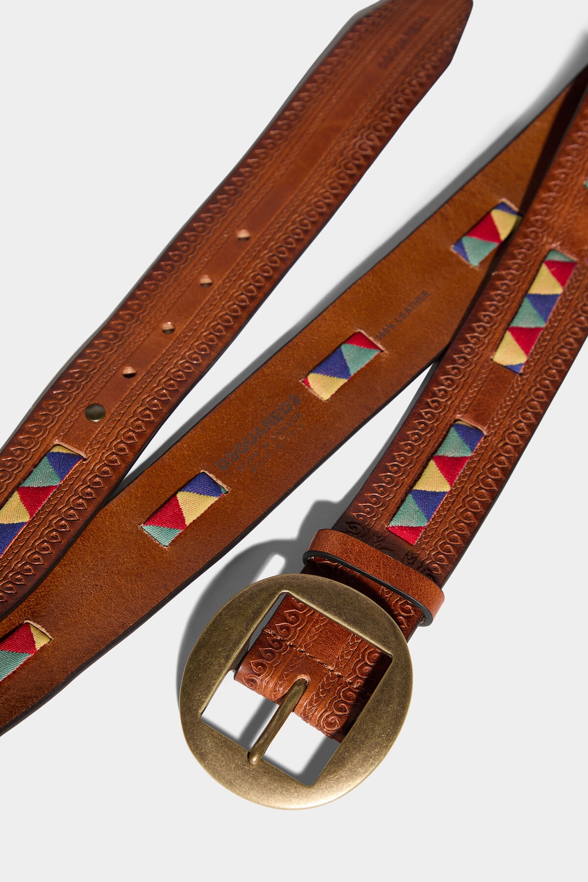 GEOMETRIC BUCKLE BELT - 3
