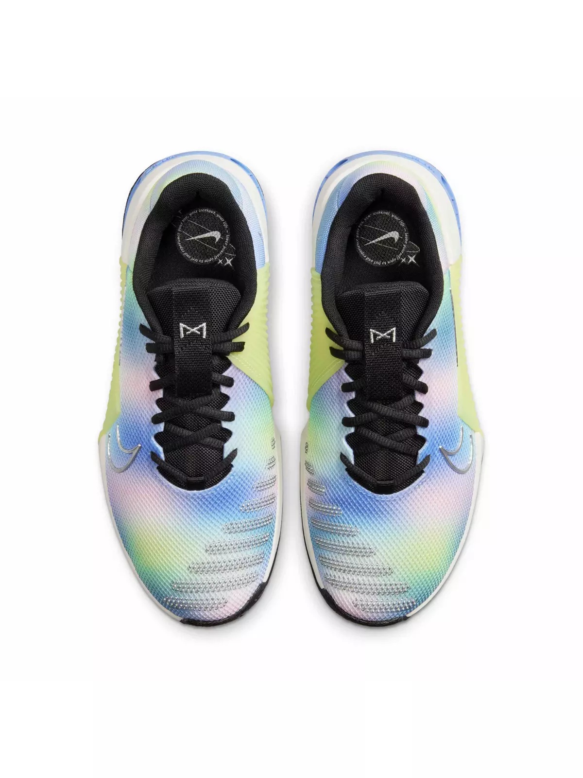 Metcon 9 SE "Black/Light Lemon Twist/Royal Pulse/Metallic Silver" Women's Training Shoe - 4