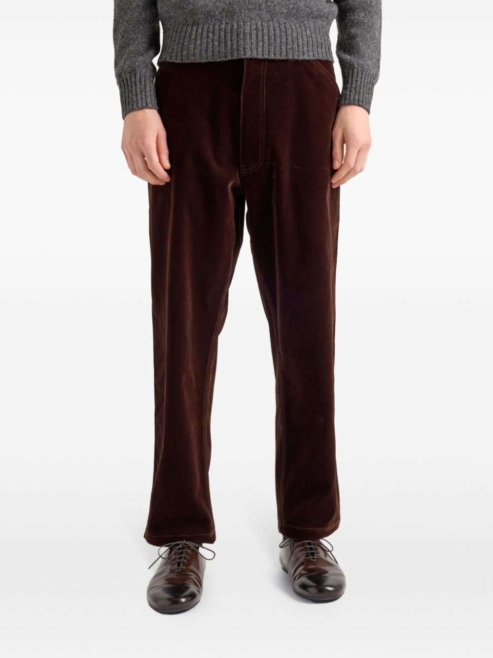 velvet trousers - 4