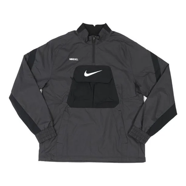 Nike F.C. Men's Woven Soccer Anorak Black CK5589-010 - 1