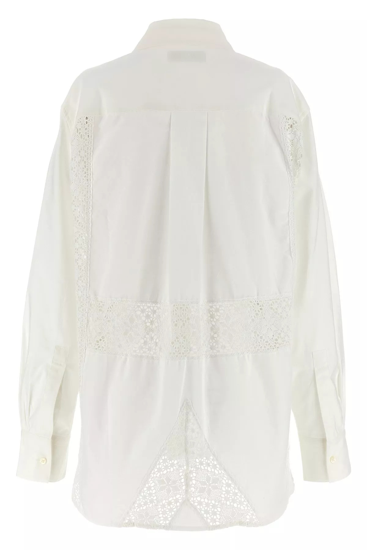 Cut-out embroidery shirt - 5