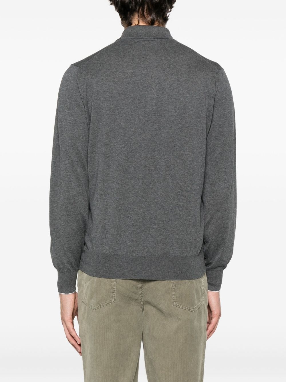long-sleeve polo shirt - 4